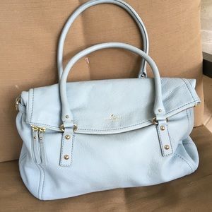 Kate Spade Light Blue Pebble Hill Shoulder Bag